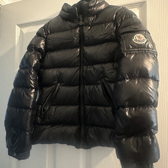 Kids black authentic Moncler Coat - Picture 7 of 7